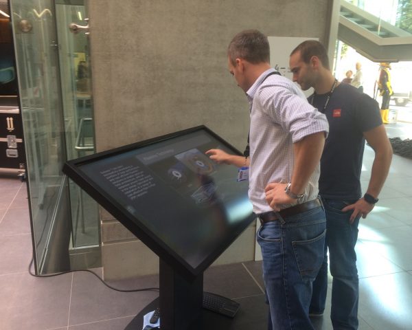 Touch Screen hire for an exhibition