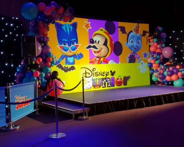 Disney Junior stage projection