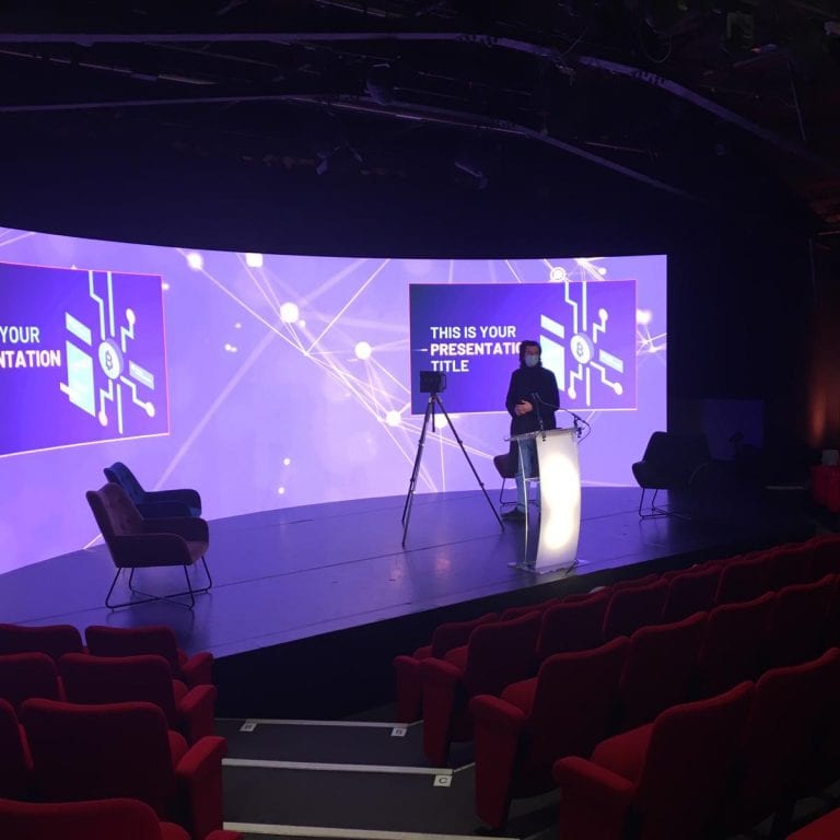 Studio Hire in London with LED Screen