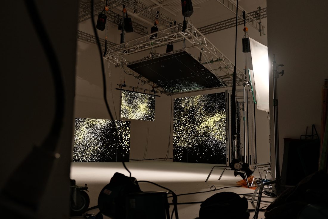 Belstaff Fashion Shoot - LED Screens
