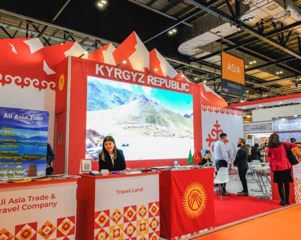 World Travel Market 2023 - Exhibition stand with LED
