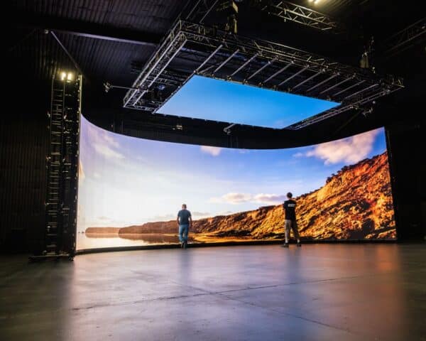 Virtual Production Studio with LED screen